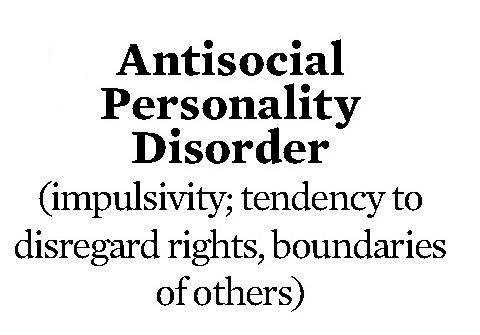 Need help with Antisocial personality disorder?